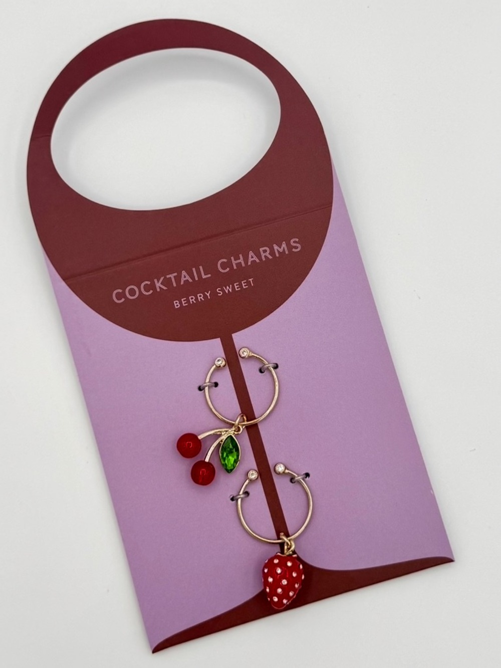 Anthropologie Berry Sweet Cocktail Charms